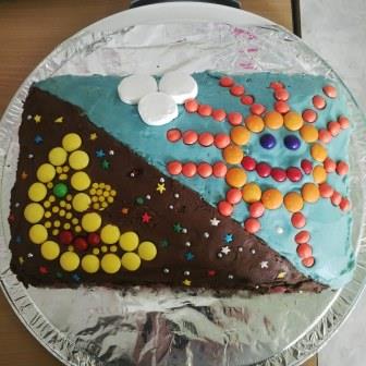 Sunny Skies Nursery School cake raffle